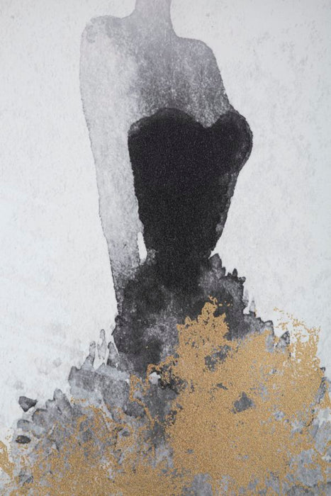 Tablou decorativ Mauro Ferretti Gold Dancer  80X3X120 cm, Multicolor