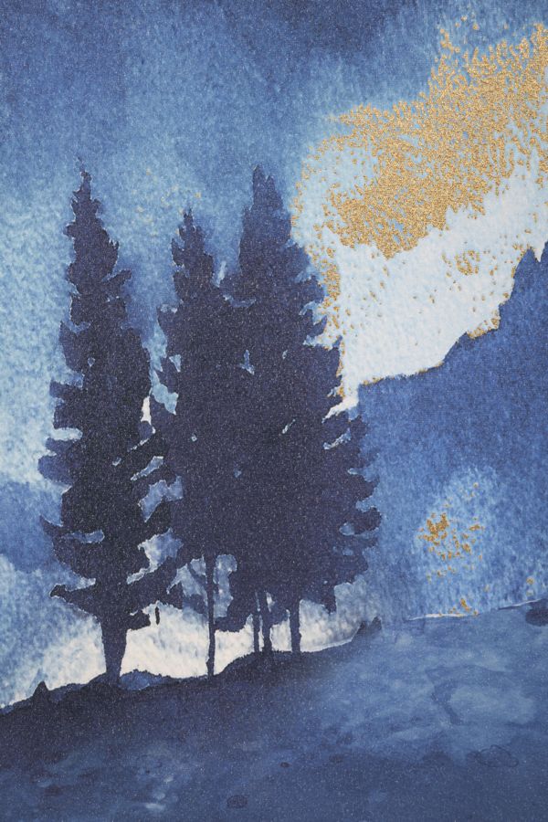Tablou decorativ Mauro Ferretti Mountain Tree  80X3X120 cm, Multicolor