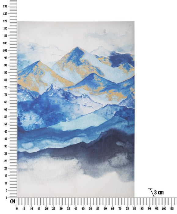 Tablou decorativ Mauro Ferretti Mountain  80X3X120 cm, Multicolor