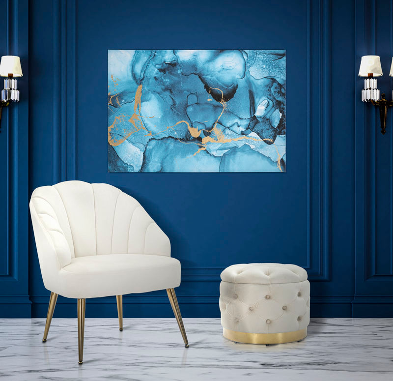 Tablou decorativ Mauro Ferretti Blu Rey  80X3X120 cm, Multicolor