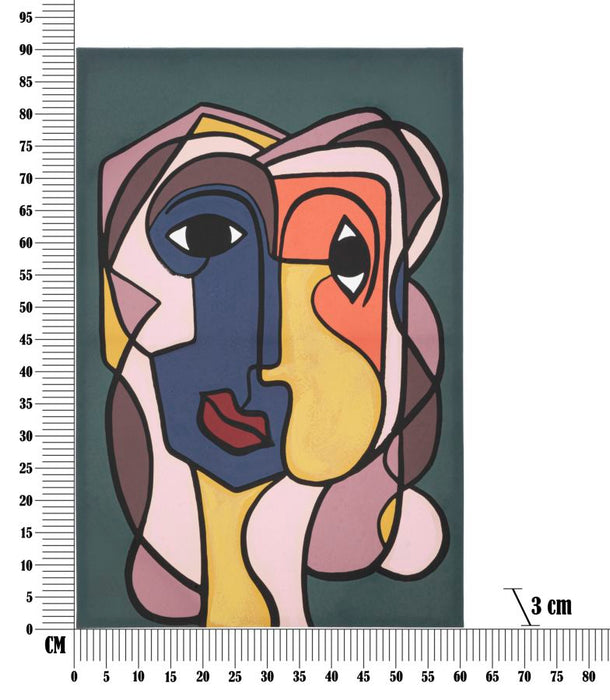 Tablou decorativ Mauro Ferretti Double Face  60X3X90 cm, Multicolor