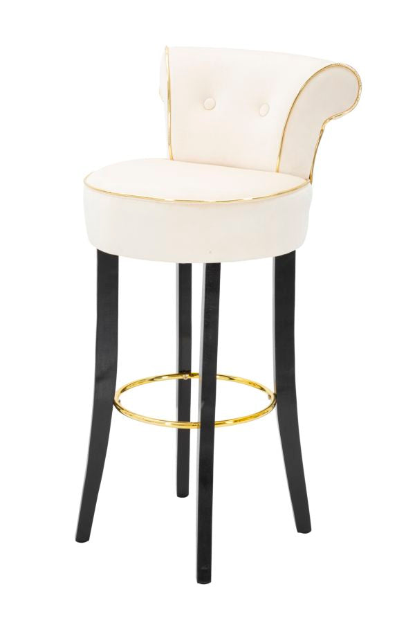 Scaun Bar Mauro Ferretti Luxy Cream  46X48X96 cm, Crem