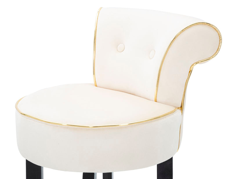 Scaun Bar Mauro Ferretti Luxy Cream  46X48X96 cm, Crem