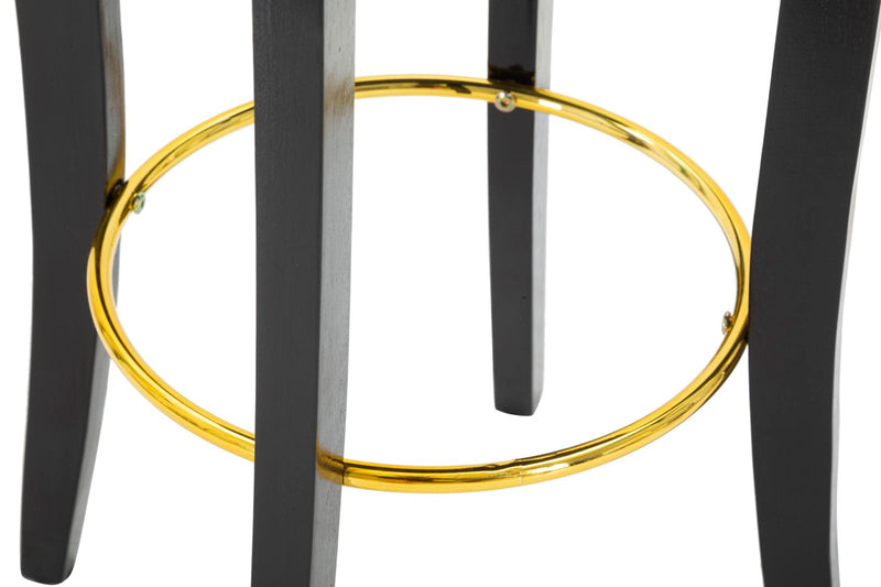 Scaun Bar Mauro Ferretti Luxy Black  46X48X96 cm, Negru