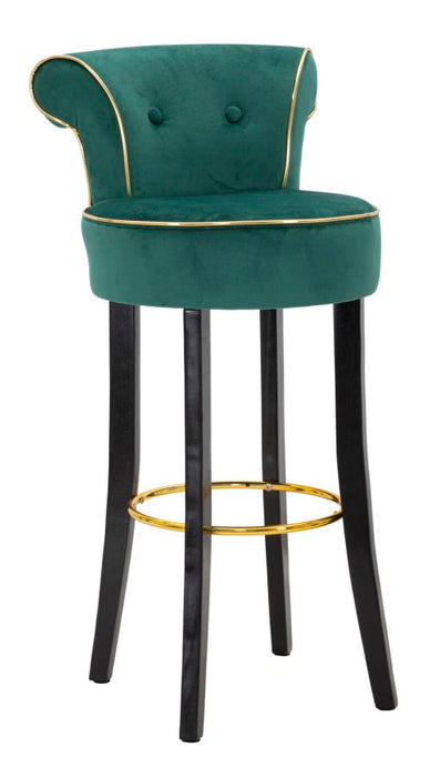 Scaun Bar Mauro Ferretti Luxy 46X48X96 cm, Verde