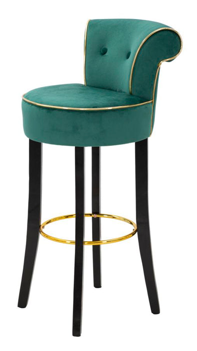 Scaun Bar Mauro Ferretti Luxy 46X48X96 cm, Verde