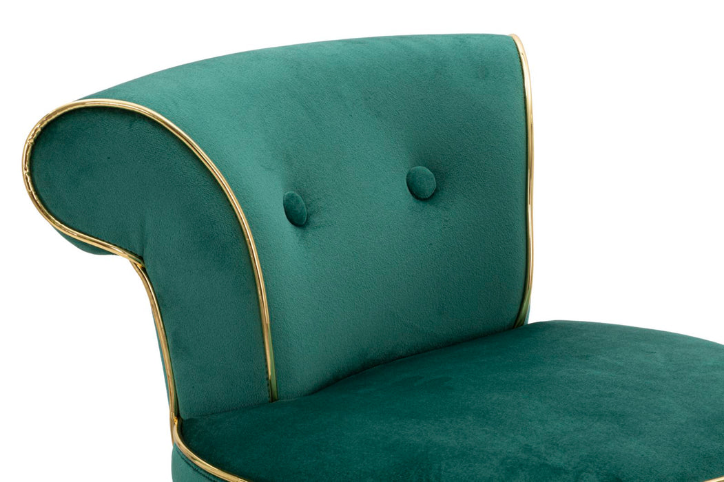 Scaun Bar Mauro Ferretti Luxy 46X48X96 cm, Verde