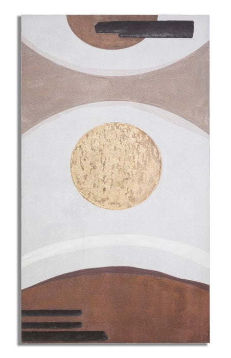 Tablou decorativ Pictat Manual Mauro Ferretti Sunry  180X4,8X100 cm, Multicolor