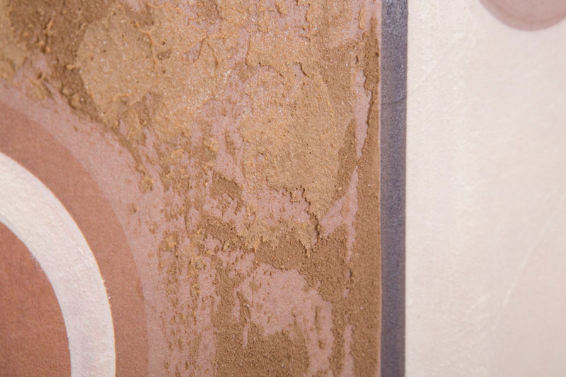 Tablou decorativ Pictat Manual Mauro Ferretti Ethnic Face  60X2,7X80 cm, Multicolor