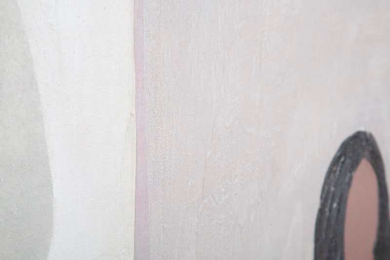 Tablou decorativ Pictat Manual Mauro Ferretti Lady A,  80X3,7X100 cm, Multicolor