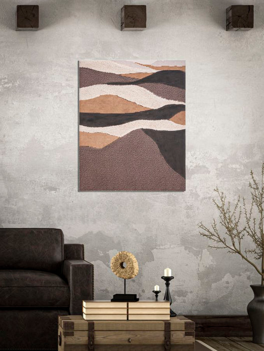 Tablou decorativ Pictat Manual Mauro Ferretti Darky  80X3,7X100 cm, Multicolor