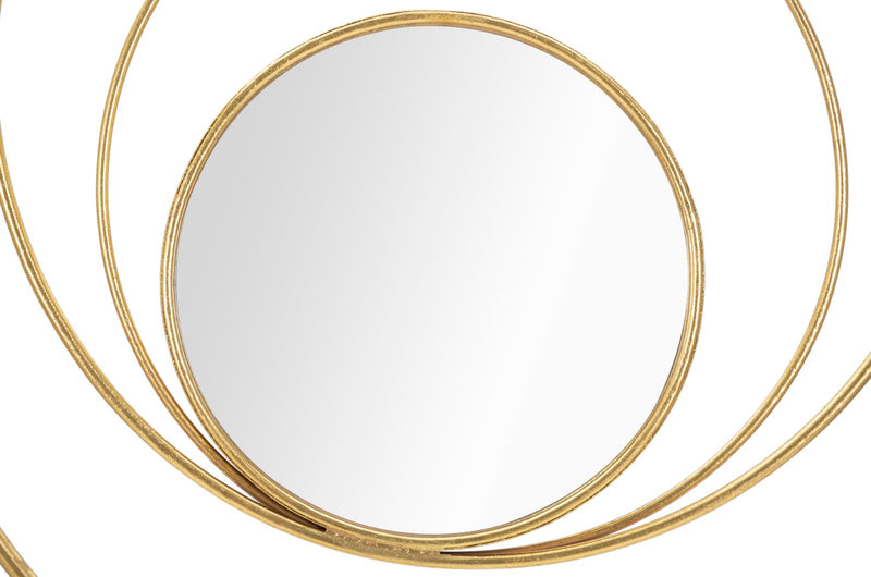 Oglinda decorativa Mauro Ferretti Arc Glam  Ø 80X3,5 cm, Auriu