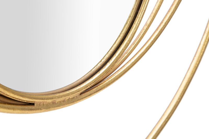 Oglinda decorativa Mauro Ferretti Arc Glam  Ø 80X3,5 cm, Auriu