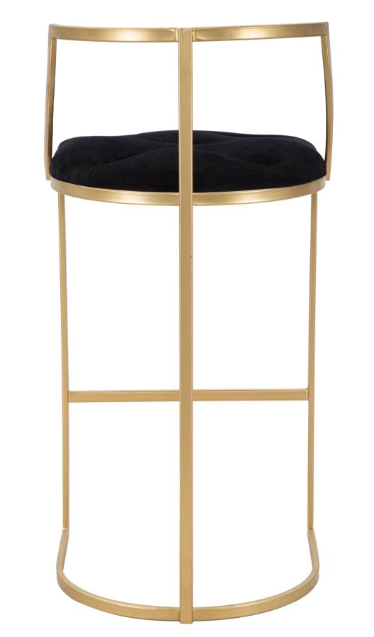 Scaun Bar Mauro Ferretti  Istanbul  Ø 45X90 cm, Auriu/Negru