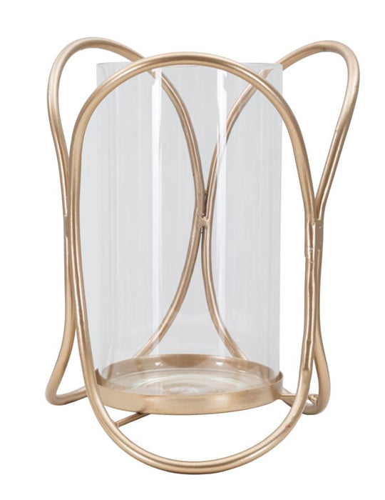 Suport Lumanare Mauro Ferretti Glox Dark  Ø 16X21,5 cm, DARK