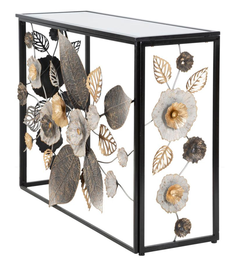 Consola Mauro Ferretti Glam Dark  111,8X41,9X80 cm, Multicolor