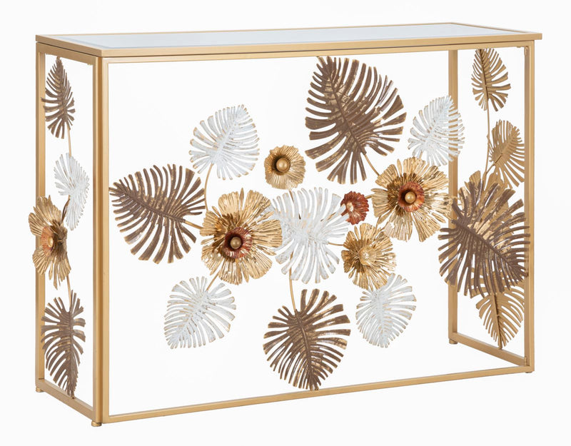 Consola Mauro Ferretti Glam Floris  113X40X80 cm, Multicolor