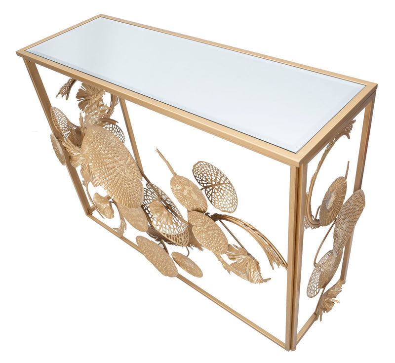 Consola Mauro Ferretti Glam Univers  114X40,5X80 cm, Auriu