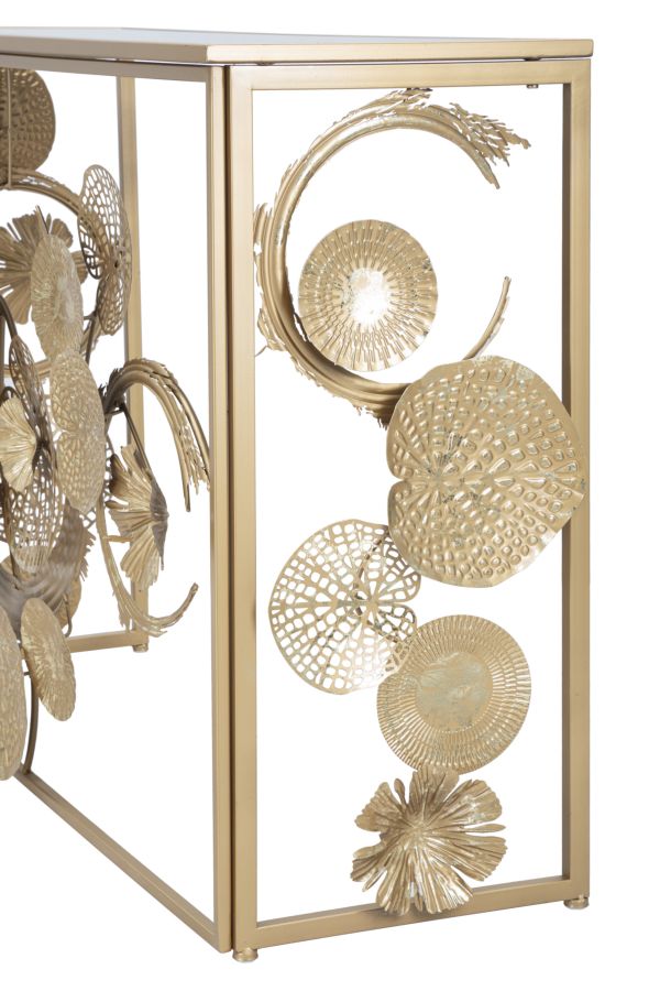 Consola Mauro Ferretti Glam Univers  114X40,5X80 cm, Auriu