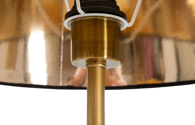 Lampadar Mauro Ferretti Parrots  Ø 37X164,5 cm, Negru/ Auriu
