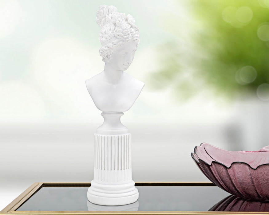 Statueta Mauro Ferretti Woman  11X10,5X35,5 cm, Alb