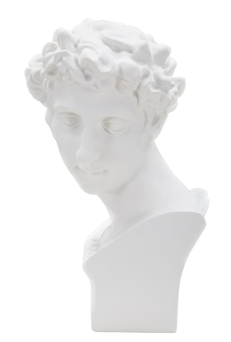 Statueta Mauro Feretti  Roman Young  20X17,5X30 cm, Alb