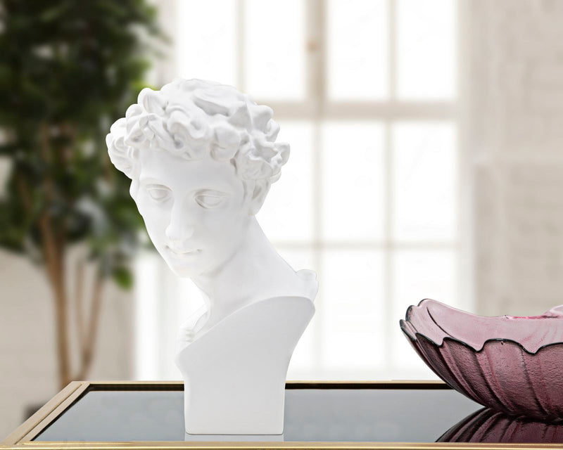 Statueta Mauro Ferretti  Roman Young  20X17,5X30 cm, Alb
