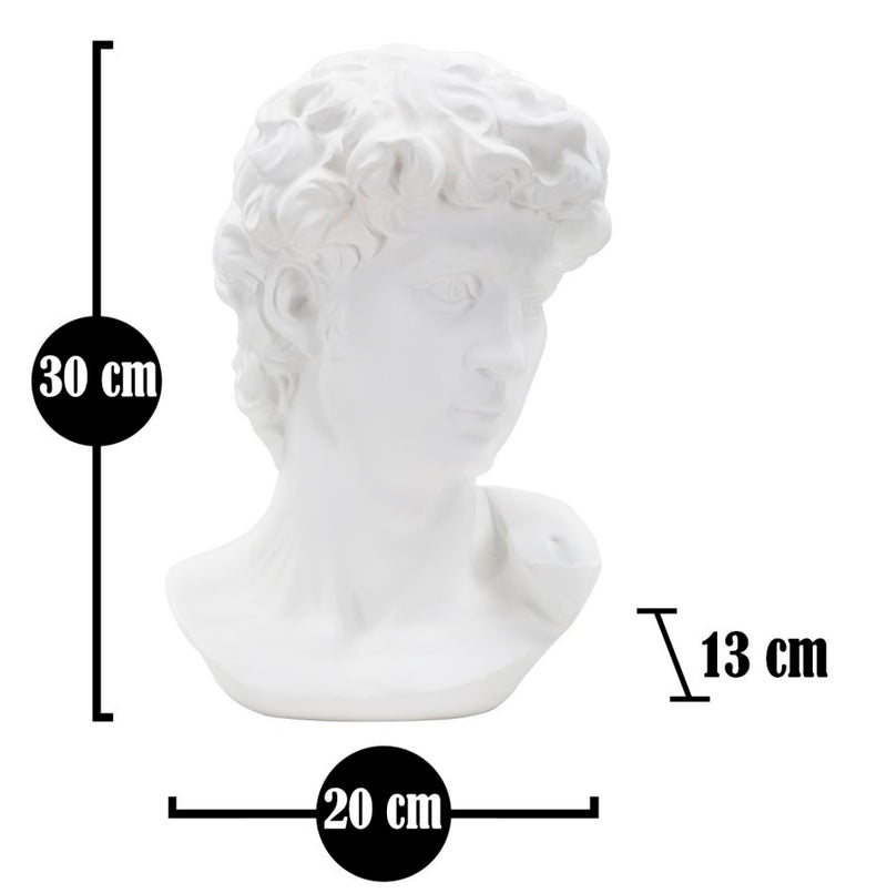 Statueta Mauro Ferretti Roman Plus  20X13X30 cm, Alb