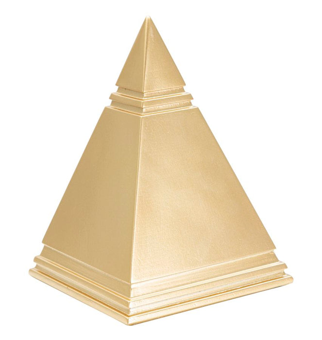 Statueta Mauro Ferretti Piramid Gold  11,5X11,5X15,5 cm, Auriu