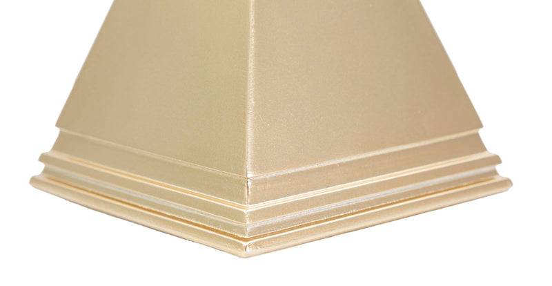 Statueta Mauro Ferretti Piramid Gold  11,5X11,5X15,5 cm, Auriu