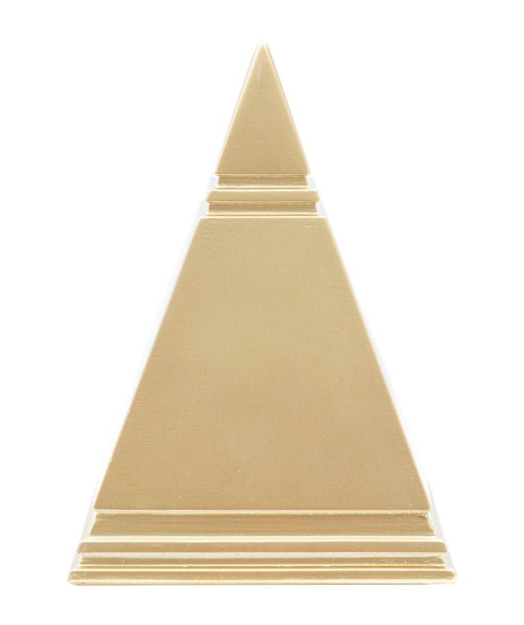 Statueta Mauro Ferretti Piramid Gold  11,5X11,5X15,5 cm, Auriu