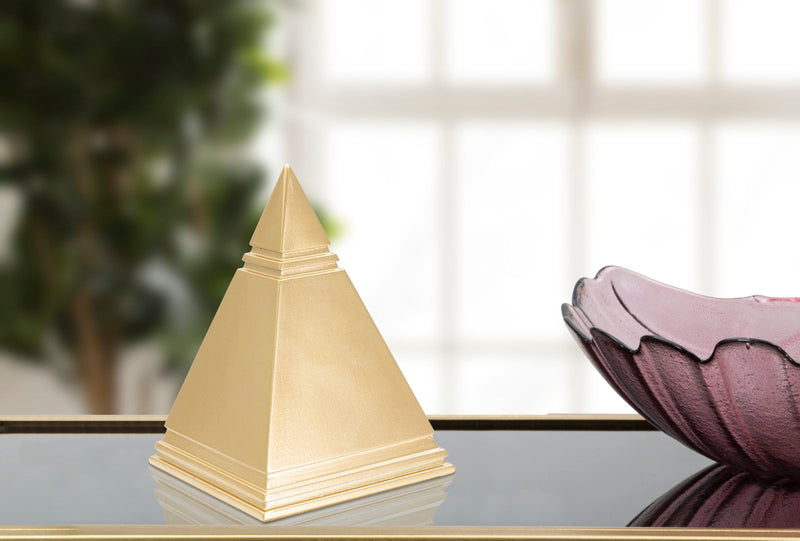 Statueta Mauro Ferretti Piramid Gold  11,5X11,5X15,5 cm, Auriu