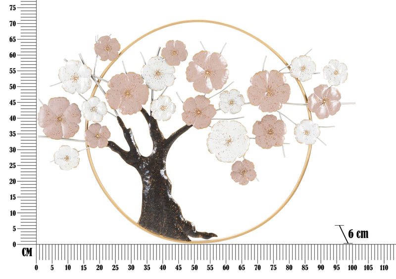 Decoratiune de Perete Mauro Ferretti Tree  101X6X72 cm, Multicolor