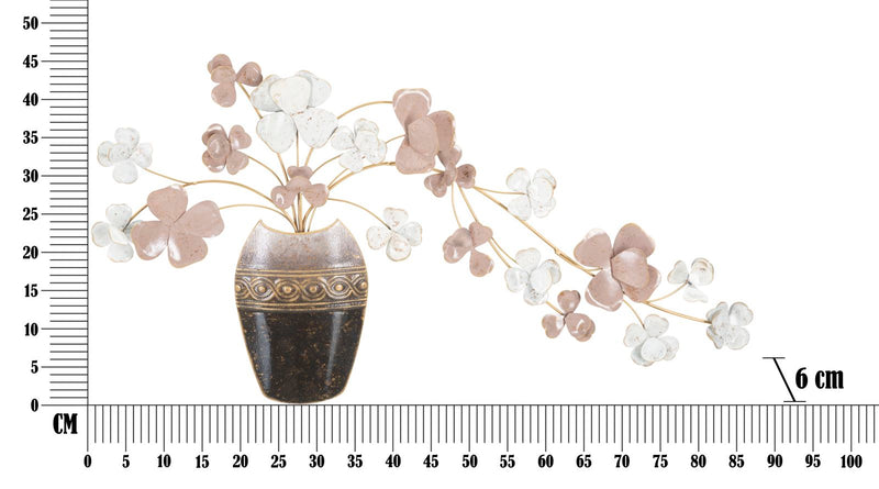 Decoratiune de Perete Mauro Ferretti Vase New  87,5X6X46 cm, Multicolor