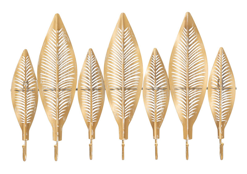 Cuier Mauro Ferretti Long Leaf  65X42,5X6 cm, Auriu