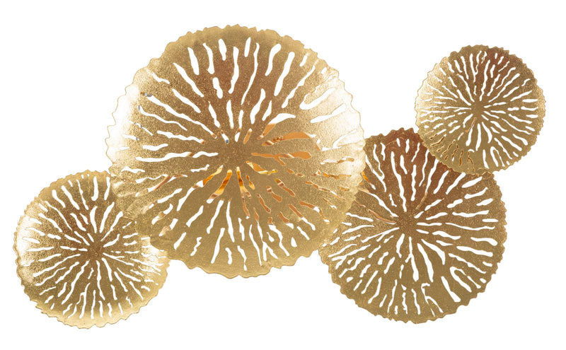 Aplica de Perete Mauro Ferretti Dishi Plus  47X13X28 cm, Auriu