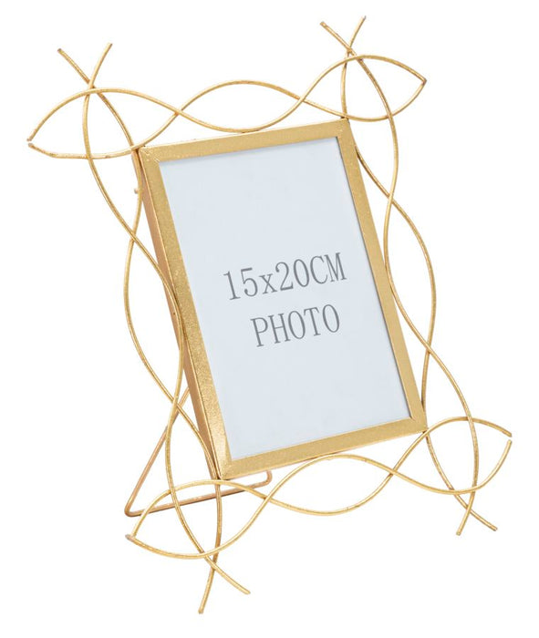 Rama Foto Mauro Ferretti Glam X  29,5X14X32cm, Dimensiunea Interioara E 15X20 cm, Auriu