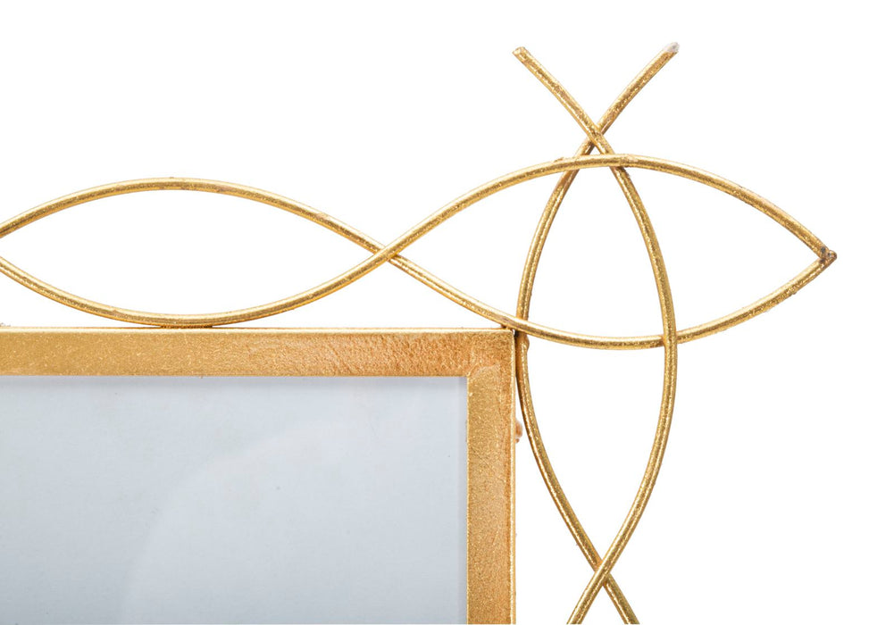 Rama Foto Mauro Ferretti Glam X  29,5X14X32cm, Dimensiunea Interioara E 15X20 cm, Auriu