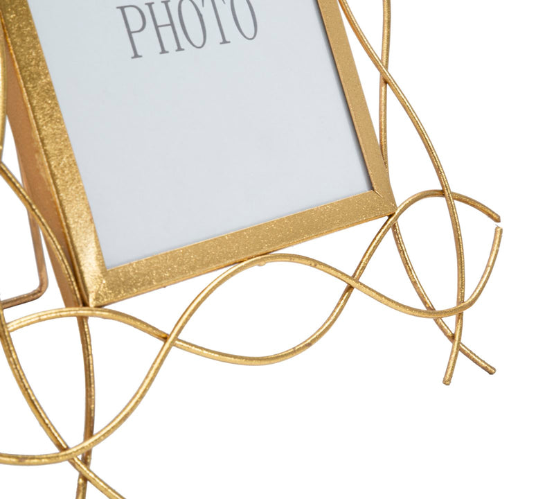 Rama Foto Mauro Ferretti Glam X  29,5X14X32cm, Dimensiunea Interioara E 15X20 cm, Auriu