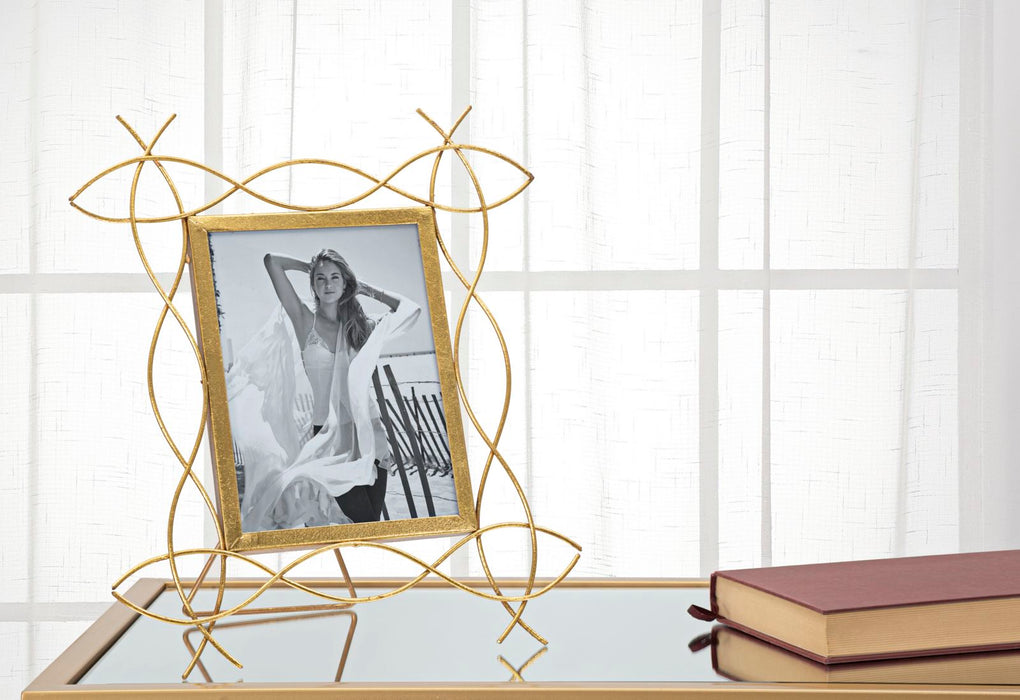 Rama Foto Mauro Ferretti Glam X  29,5X14X32cm, Dimensiunea Interioara E 15X20 cm, Auriu