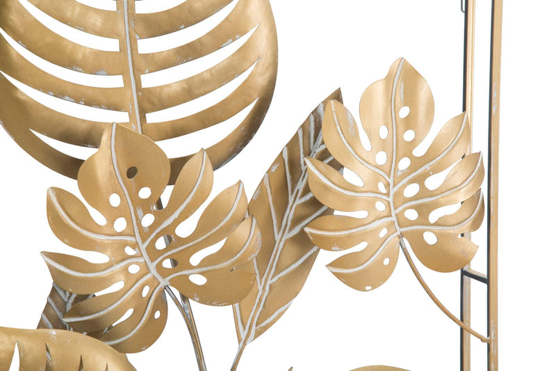 Decoratiune de Perete Mauro Ferretti Jungle Ret. 60X80X6.5 cm, Auriu
