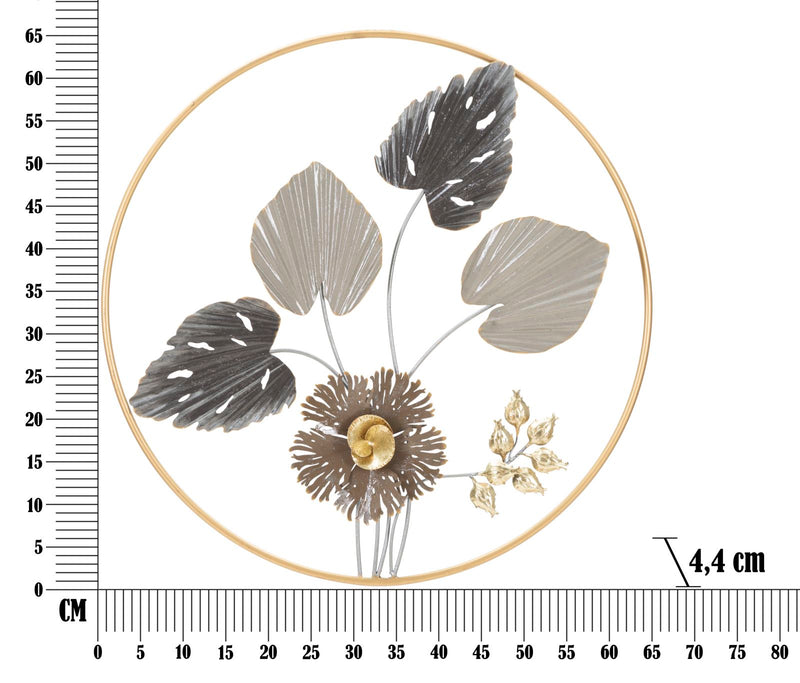 Decoratiune de Perete Mauro Ferretti Rod  Ø 65,4X4.4 cm, Multicolor