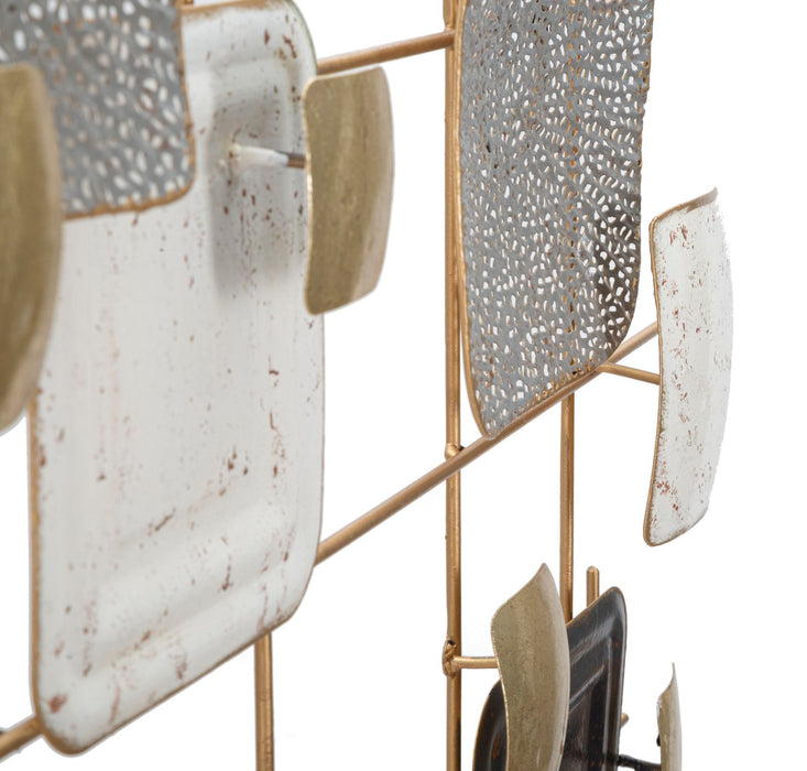 Decoratiune de Perete Mauro Ferretti Cubes  80X5X80 cm, Multicolor