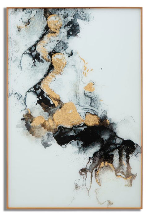 Tablou decorativ Abstract Mauro Ferretti Ghost  80X3,5X120 cm, Multicolor