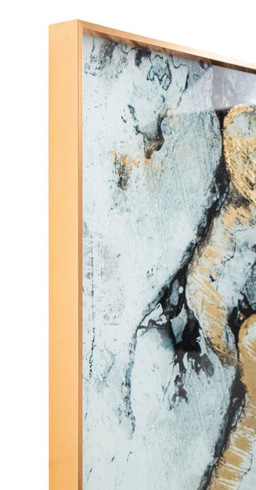 Tablou decorativ Abstract Mauro Ferretti Ghost  80X3,5X120 cm, Multicolor