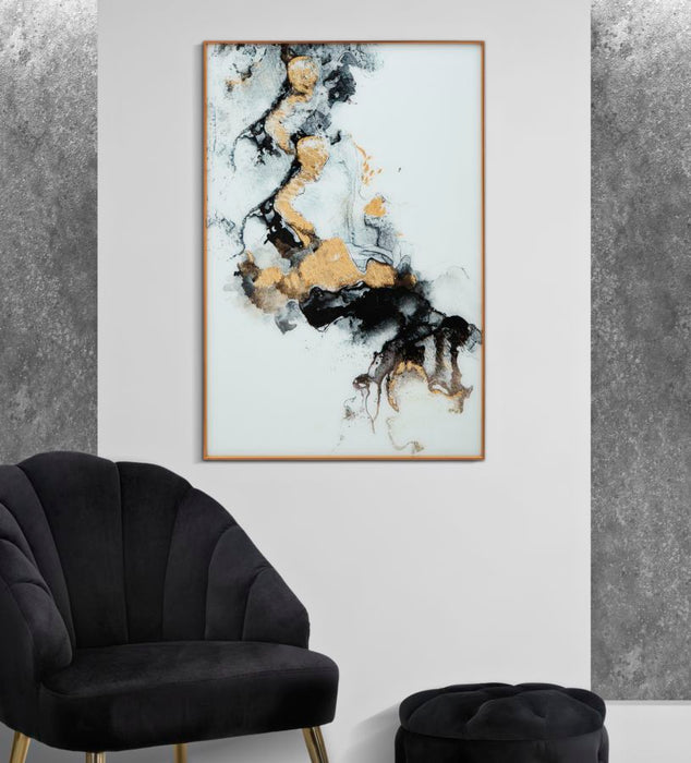 Tablou decorativ Abstract Mauro Ferretti Ghost  80X3,5X120 cm, Multicolor