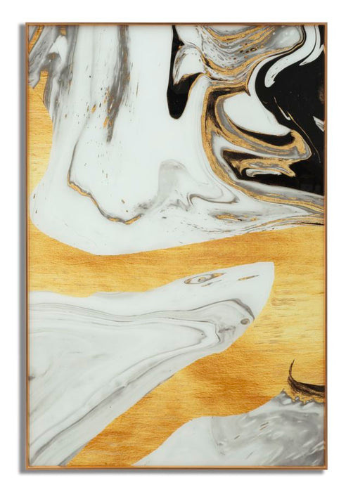 Tablou decorativ Abstract Mauro Ferretti Ghostly  80X3,5X120 cm, Multicolor