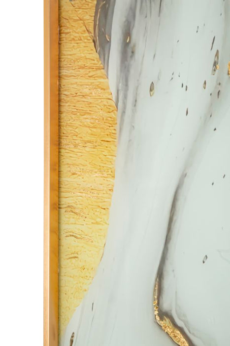 Tablou decorativ Abstract Mauro Ferretti Ghostly  80X3,5X120 cm, Multicolor