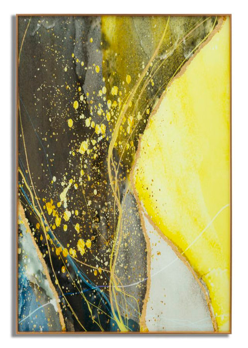 Tablou decorativ Abstract Mauro Ferretti Sunny  80X3,5X120 cm, Multicolor