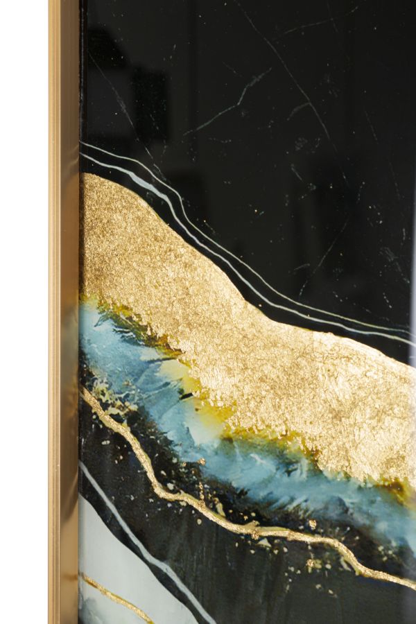 Tablou decorativ Abstract Mauro Ferretti Darky  60X3,5X90 cm, Multicolor